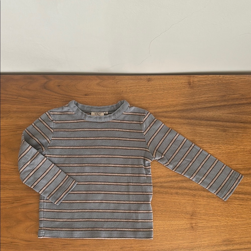 Striped Long Sleeve Tee by Wheat